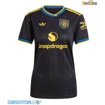 Camisa de time de futebol Manchester United Amad Diallo #16 Replicas 3º Equipamento Feminina 2025-26 Manga Curta